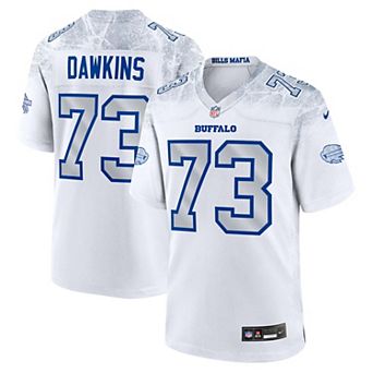Men's Nike Dion Dawkins White Buffalo Bills Rivalries Collection Game Jersey
