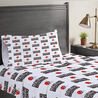 Pegasus Cleveland Browns Three-Piece Twin Sheet Set