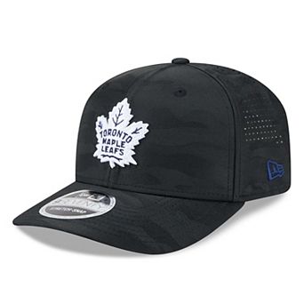 Men's New Era Black Toronto Maple Leafs Camo 9SEVENTY Perforated Adjustable Hat