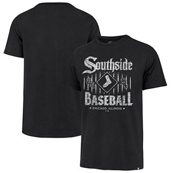 Men's '47 Black Chicago White Sox South Side Franklin T-Shirt