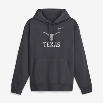 Men's Nike Anthracite Texas Longhorns Club Fleece Hoodie