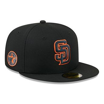 Men's New Era Black San Diego Padres Color Pop 59FIFTY Fitted Hat
