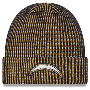 Men's New Era Navy Los Angeles Chargers 2026 Sideline Cold Weather Cuffed Knit Hat