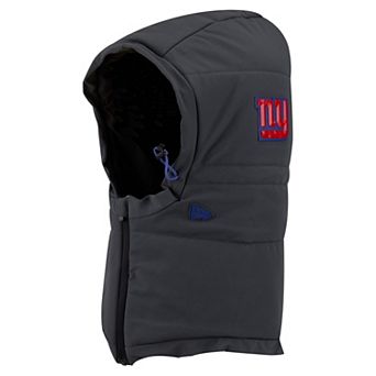 Men's New Era Charcoal New York Giants 2026 Sideline Cold Weather Adjustable Quilted Hood