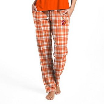 Women's Concepts Sport Orange Tampa Bay Buccaneers Medley Plaid Pants