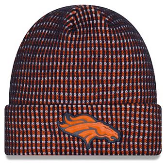 Men's New Era Orange Denver Broncos 2026 Sideline Cold Weather Cuffed Knit Hat