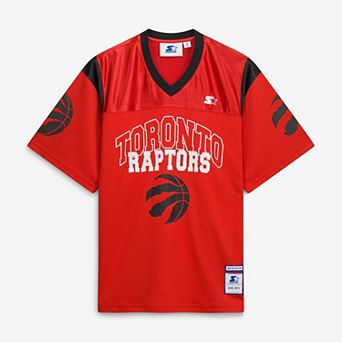 Men's Starter Red Toronto Raptors Game Day V-Neck T-Shirt