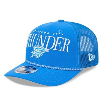 Men's New Era Blue Oklahoma City Thunder Tonal 9SEVENTY Adjustable Trucker Hat