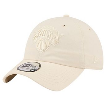 Men's New Era Cream New York Knicks Color Pack Casual Classic Adjustable Hat