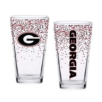 Indigo Falls Georgia Bulldogs Confetti Pints - Set of 2