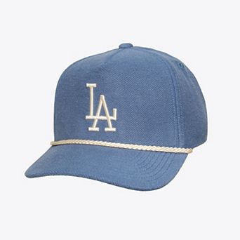 Men's Mitchell & Ness Navy Los Angeles Dodgers Heritage Hues French Terry Snapback Hat
