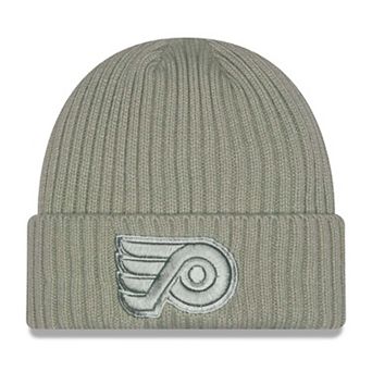 Men's New Era Sage Green Philadelphia Flyers Color Pack Cuffed Knit Hat