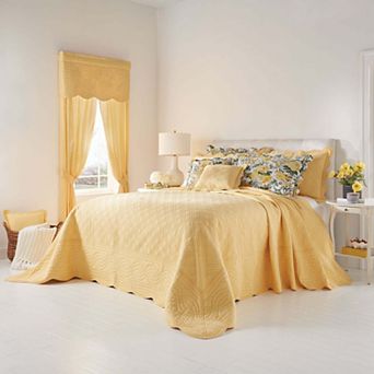BrylaneHome 100% Cotton Florence Oversized Bedspread
