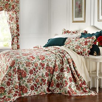 BrylaneHome 100% Cotton Florence Oversized Bedspread