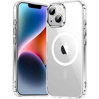 Entronix Magnetic Clear Case for iPhone - Slim Hard Back Protection