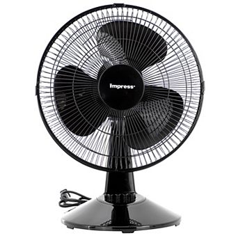 Impress 12 Inch 3 Speed Oscillating Table Fan