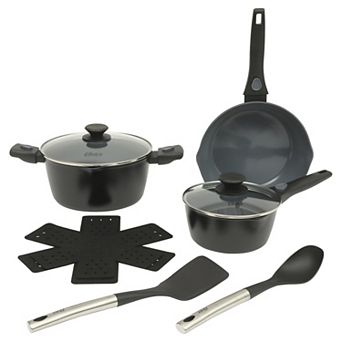Oster SmartHandle Advance 18 pc Ceramic Nonstick Cookware Set
