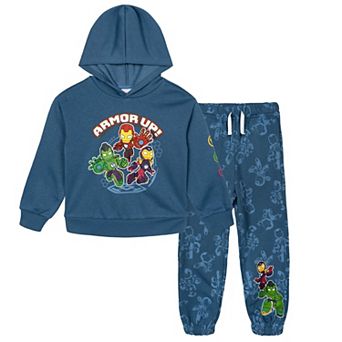 Marvel Iron Man and His Awesome Friends 2 pc Fleece Hoodie and Pants Set