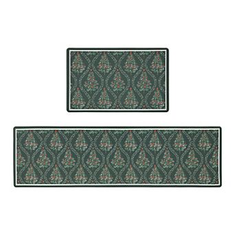 Laura Ashley Frestwick Glade Christmas Kitchen Mat