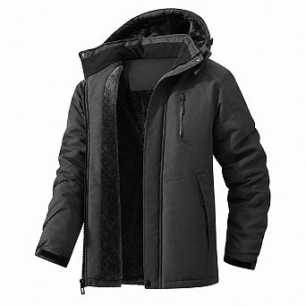 Men's Waterproof Fleece Lined Ski Jacket Winter Outdoor Coat