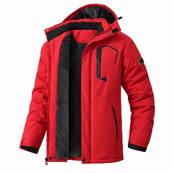 Men's Waterproof Fleece Lined Ski Jacket Winter Outdoor Coat
