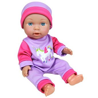 Lissi Unicorn 12-inch Baby Doll & 16 pc Toy Care Accessories Playset