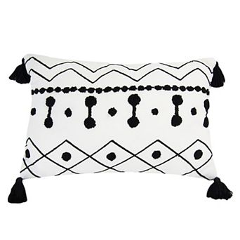 Your Lifestyle by Donna Sharp Cameron Tufted Tassels Cotton Decor Pillow