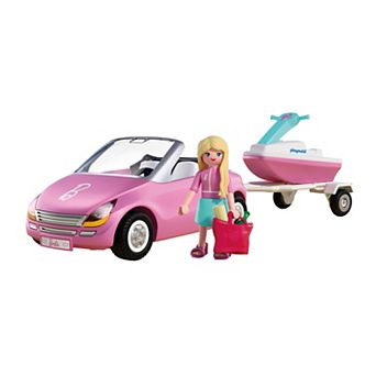 PLAYMOBIL® & Barbie® Convertible & Jet Ski Playset