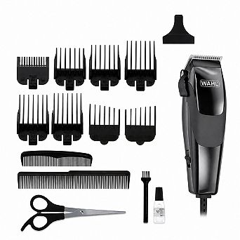 Wahl Value Clip Hair Clipper Kit - 16 pc Corded Haircutting Set