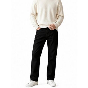 Men's Loose Straight Leg Casual Denim Pants Jeans Trousers