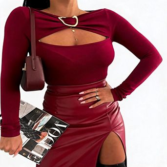 Women's Fashion Slim Fit Versatile Long-Sleeve Top