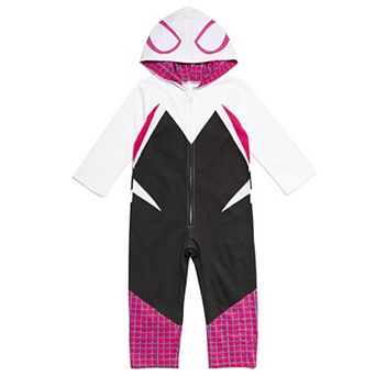 Marvel Spider-Man Cosplay Hooded One Piece
