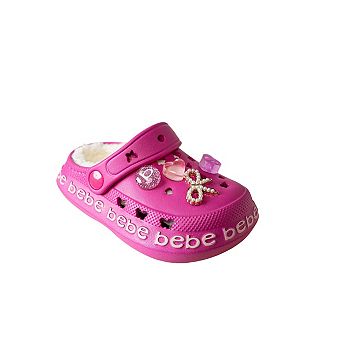 Bebe Girl's Toddler Eva Clog with Decorative Charms