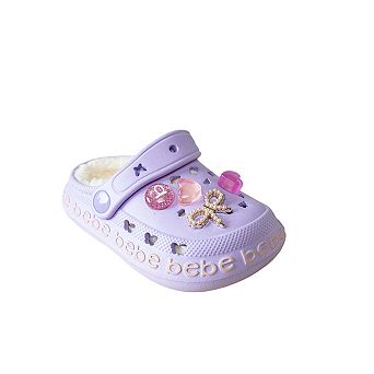 Bebe Girl's Toddler Eva Clog with Decorative Charms