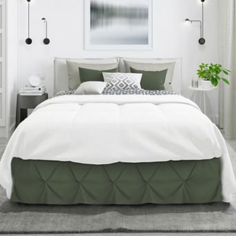 Empyrean Bedding Pinch Pleat Design Bed Skirt, Elegant & Stylish Bed Cover