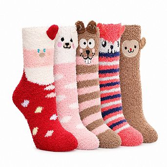 Fuzzy Socks for Women Teens Winter Warm Fluffy Cozy