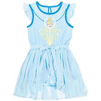 Disney's Cinderella Princess Cinderella Cosplay Skirt Overlay Romper
