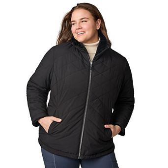 Free Country Women's Plus Size Cirrus Quilted Reversible Jacket
