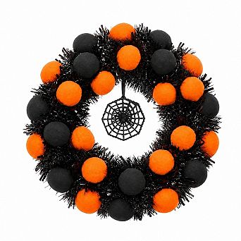 Foldable Wreath for Front Door Indoor Outdoor Handcrafted Decor