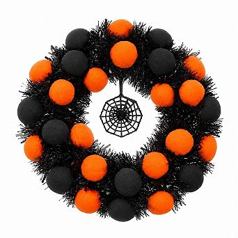 Foldable Wreath for Front Door Handcrafted Indoor Outdoor Hanging Decoration