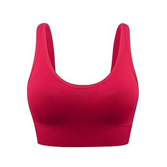 Womens U-Neck Back Hook Seamless Sports Bra
