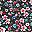 Print Floral Black