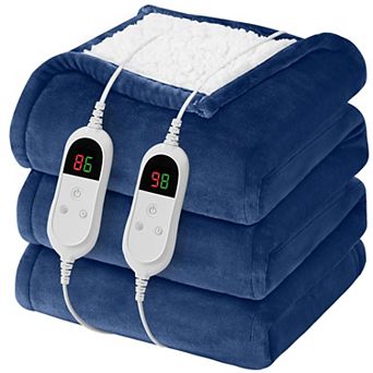 Heated Electric Blanket King Size Dual Control 90 in X 100 in