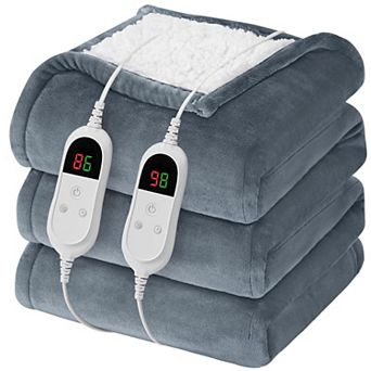 Heated Electric Blanket Queen Size Dual Control 84 in X 90 in