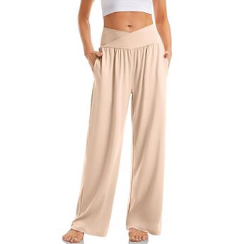 Womens Wide Leg Casual Loose Yoga Pants