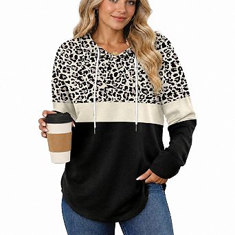Women Long Sleeve Crewneck Hoodies Casual Fall Winter Fashion Clothing