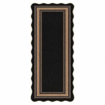 Easy Jute Area Rug Machine Washable Non-Slip Stain-Resistant Carpet for Living Room Bedroom