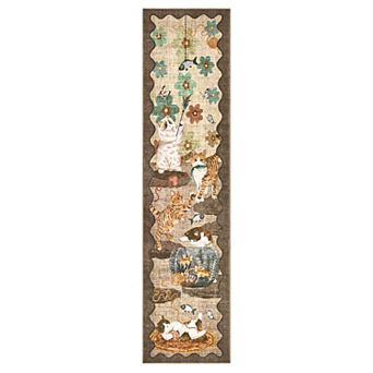 Playful Cats Machine Washable Area Rug Soft Non-Slip Carpet for Living Room Bedroom