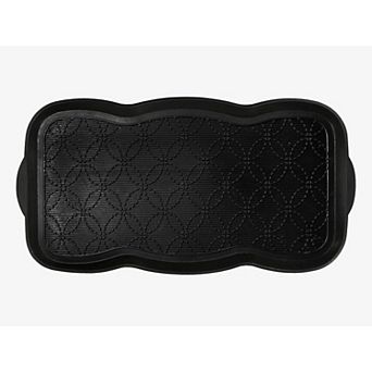 A1 Home Collections Rubber Boot Tray, Water-Resistant, 16x31 in Indoor & Outdoor, All-Season Mat