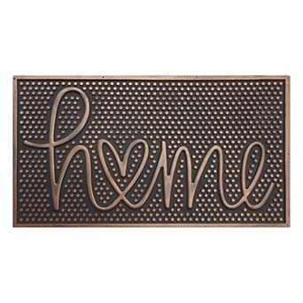 A1 Home Collections Rubber Welcome Doormat, Non-Slip, Indoor & Outdoor, 18x30 in Home Print